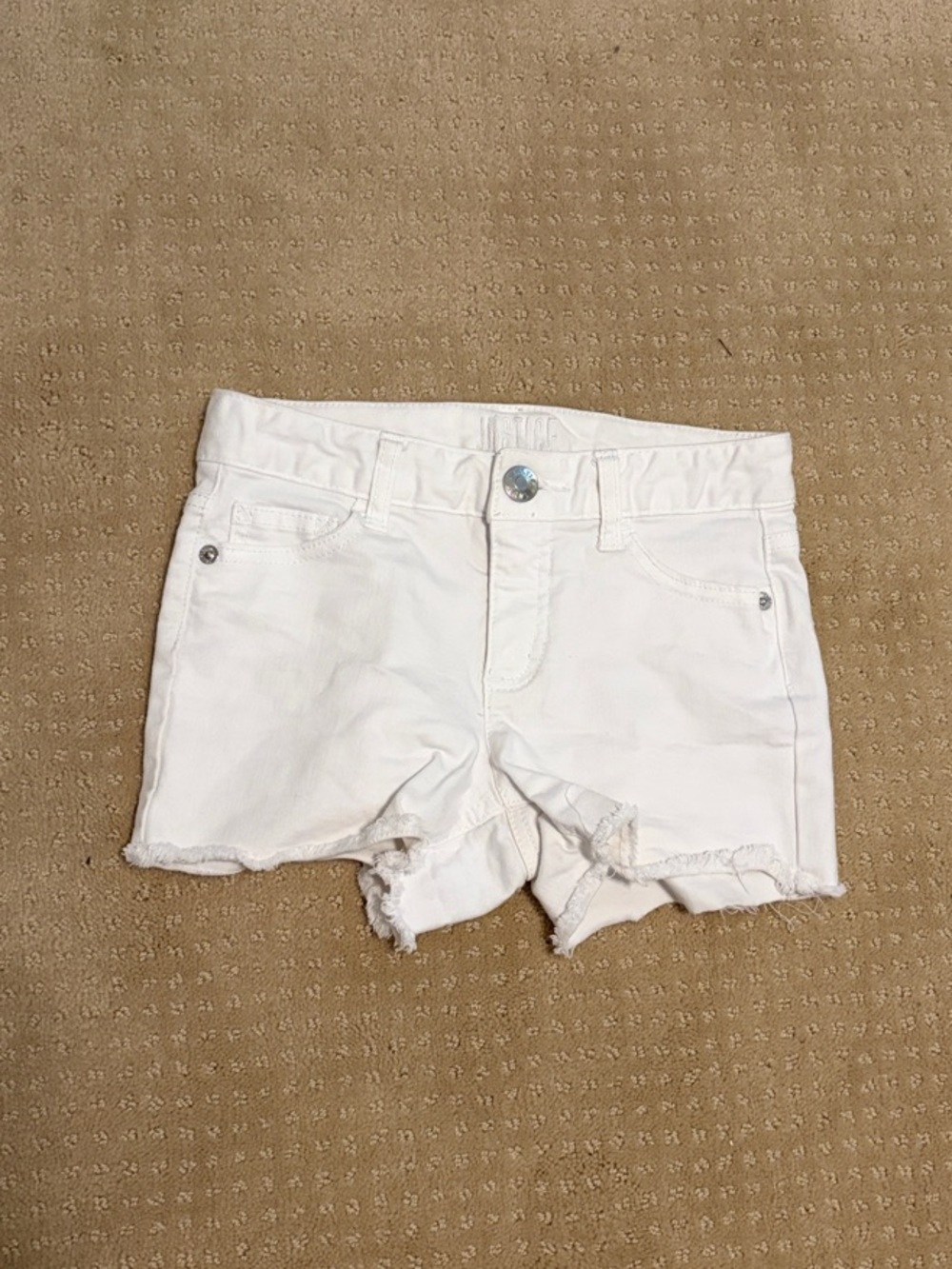 White Women's Denim Cutoff Shorts